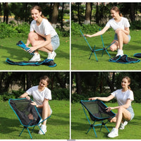 NNEOBA Premium Foldable Camping Chair Blue image 4