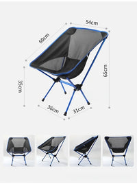 NNEOBA Premium Foldable Camping Chair Blue image 2