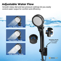 Social Hike Portable Camping Shower Kit - 6000MAh Outdoor Rechargeable Pump LED image 4