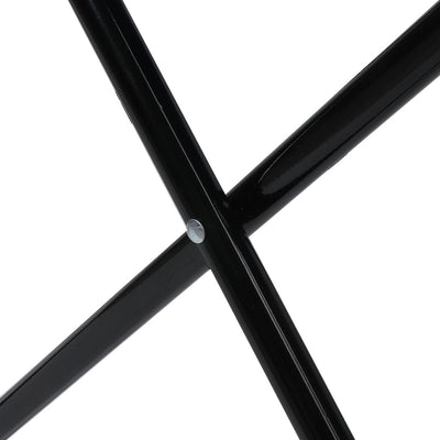 NNEIDS Levede Camping Chairs Folding Arm Foldable Black